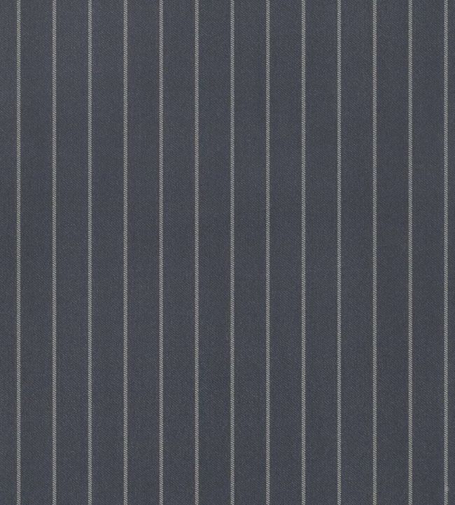 Langford Chalk Stripe Wallpaper - Blue