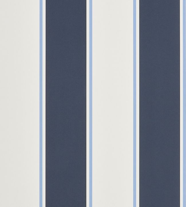Mapleton Stripe Wallpaper - Blue