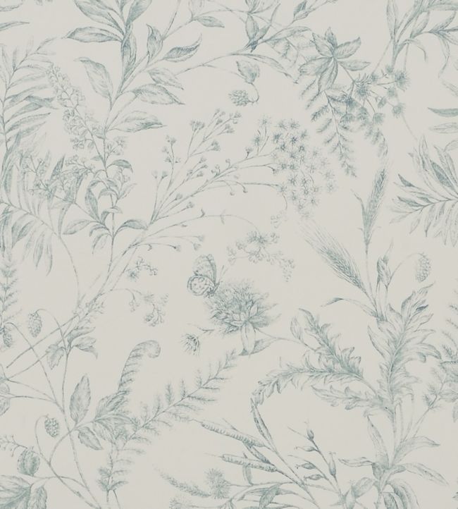 Fern Toile Wallpaper - Green