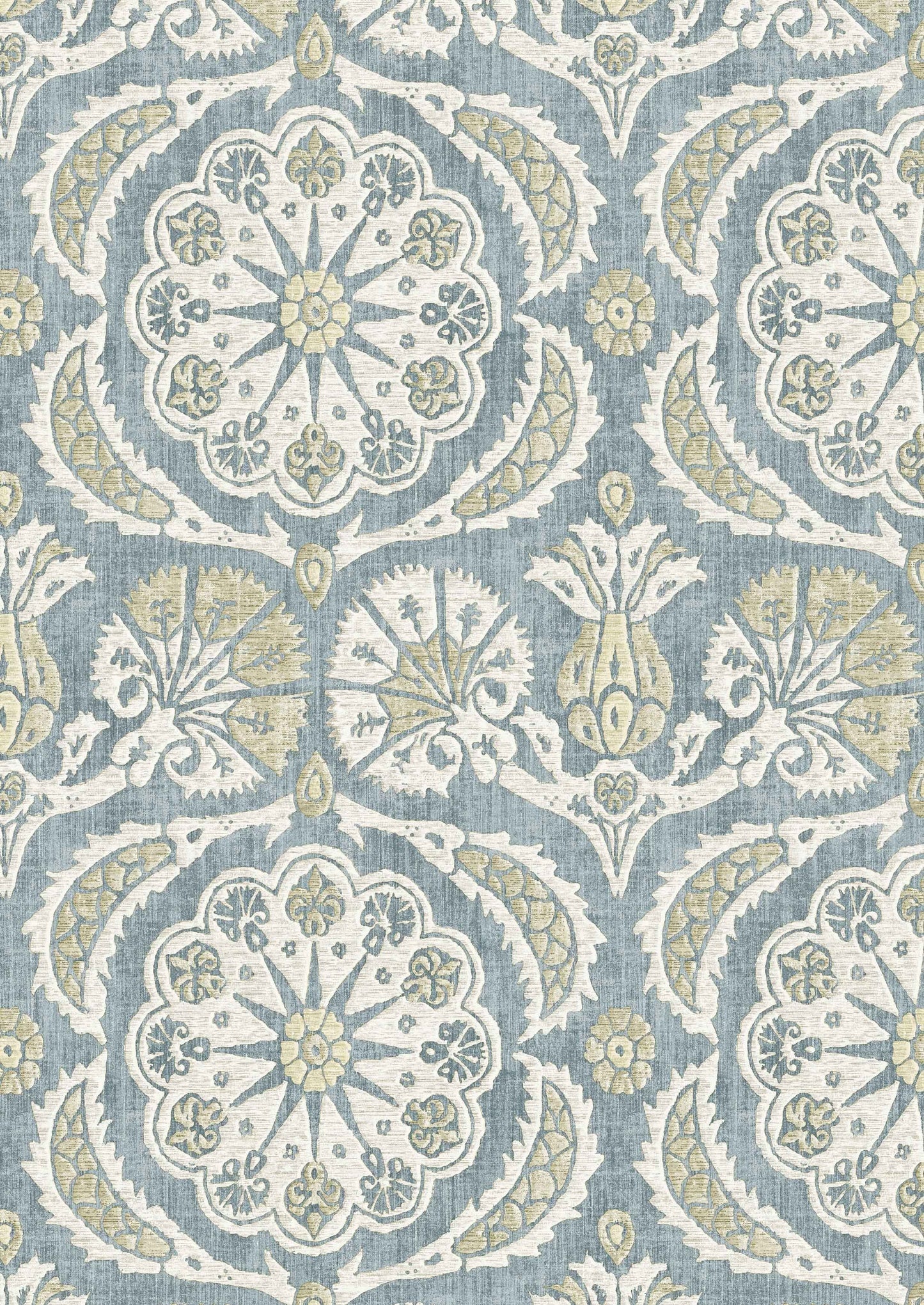 Pasha Wallpaper - Blue