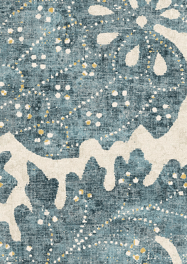 Pomegranate Room Wallpaper - Blue