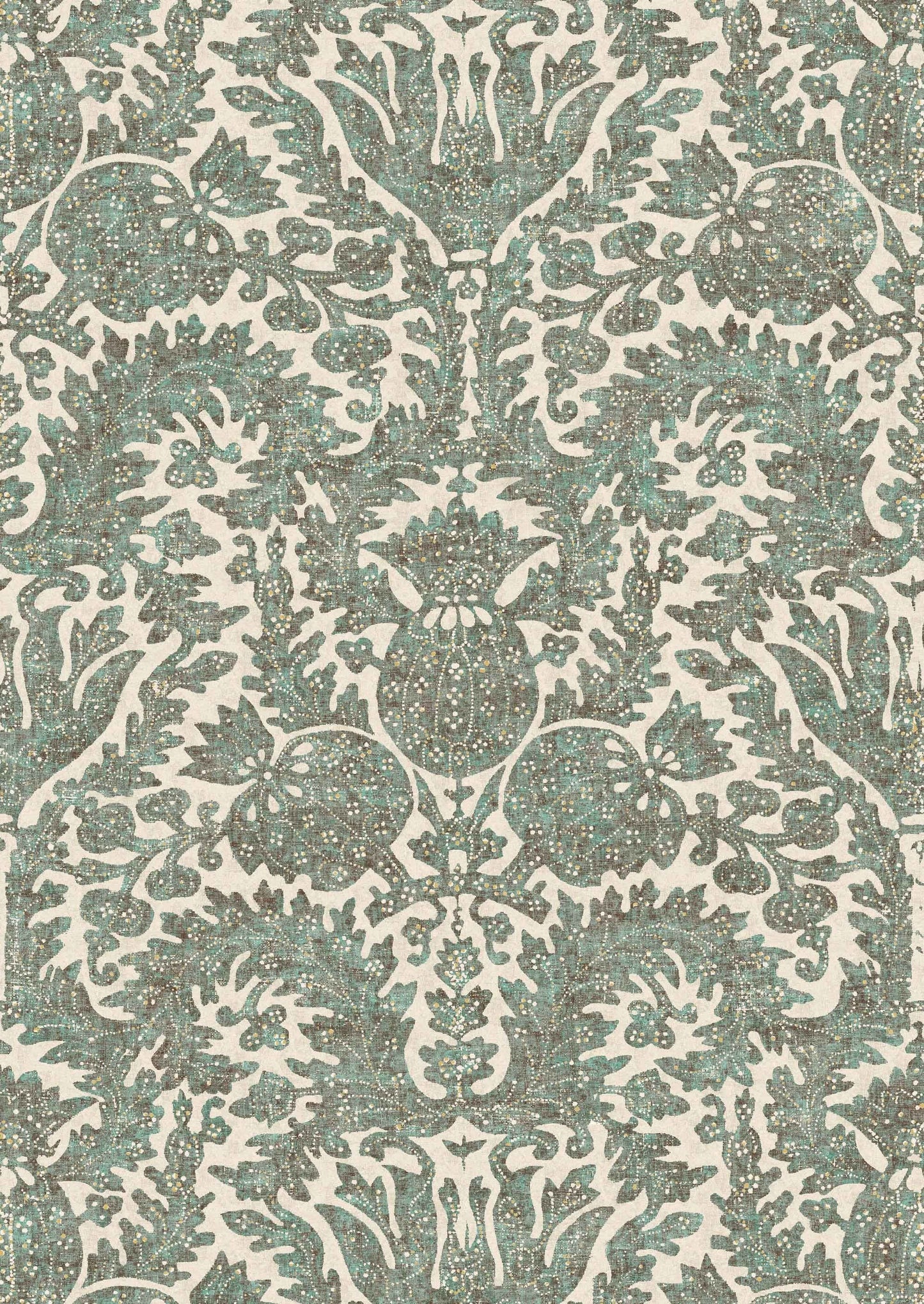 Pomegranate Room Wallpaper - Green