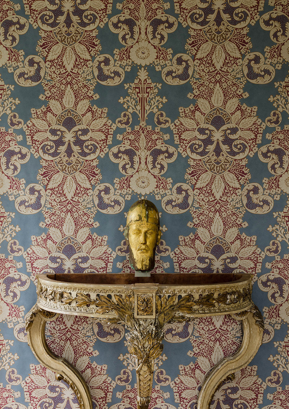 Rococo Room Wallpaper - Red