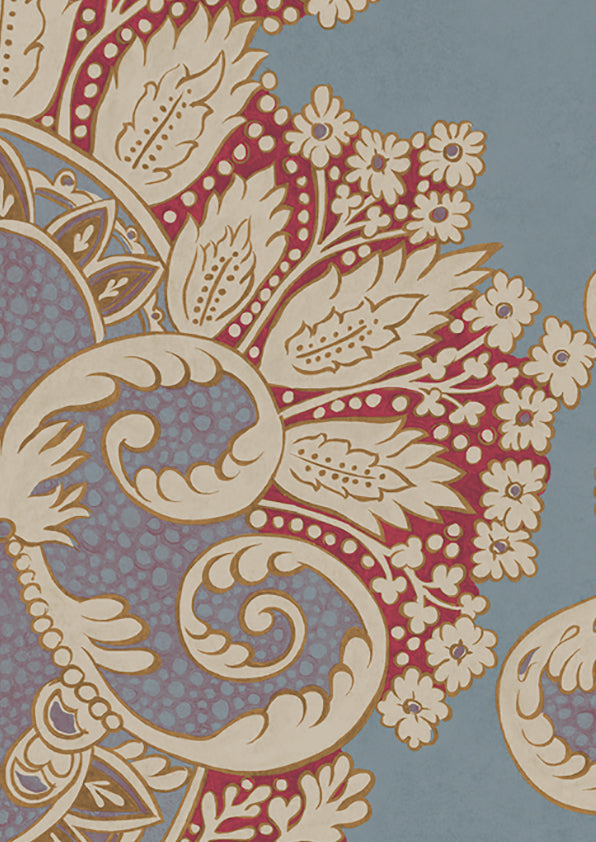 Rococo Room Wallpaper - Red