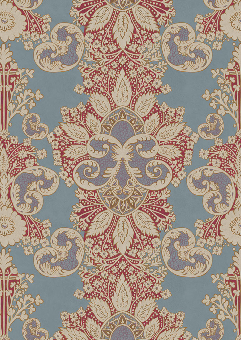 Rococo Wallpaper - Red