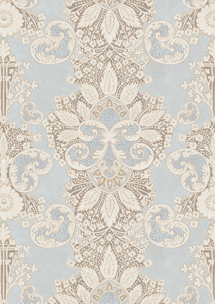 Rococo Wallpaper - Blue