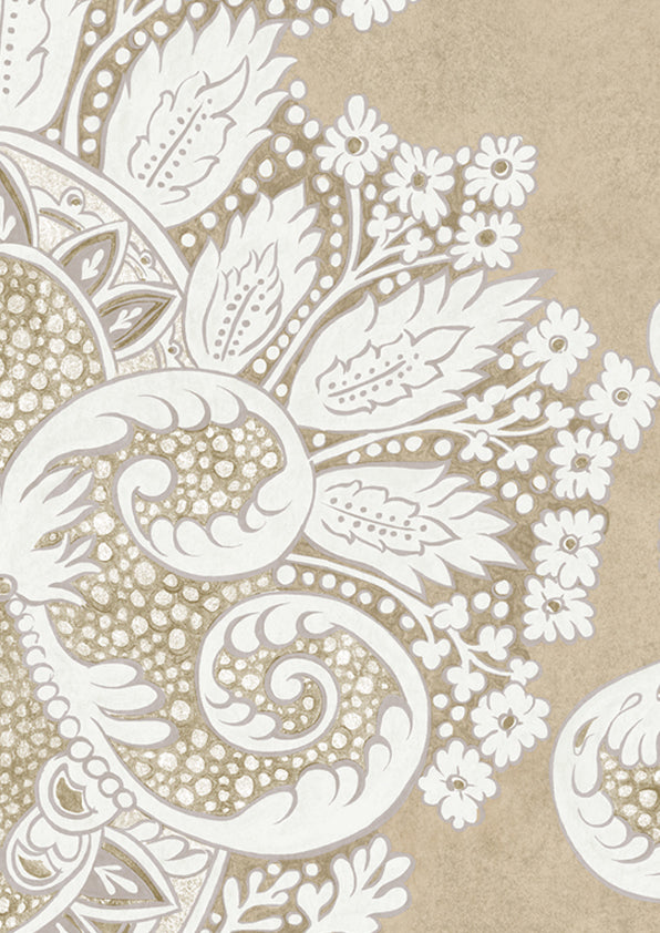 Rococo Room Wallpaper - Sand