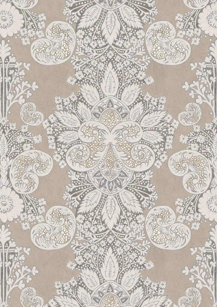Rococo Wallpaper - Brown