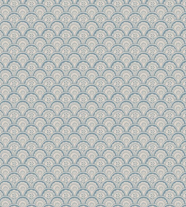 Beata Wallpaper - Blue