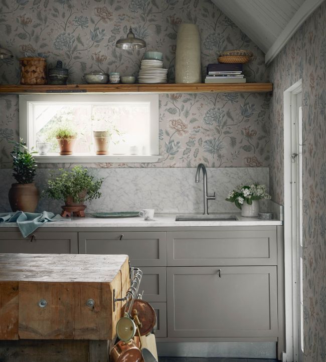 Annabelle Room Wallpaper - Silver
