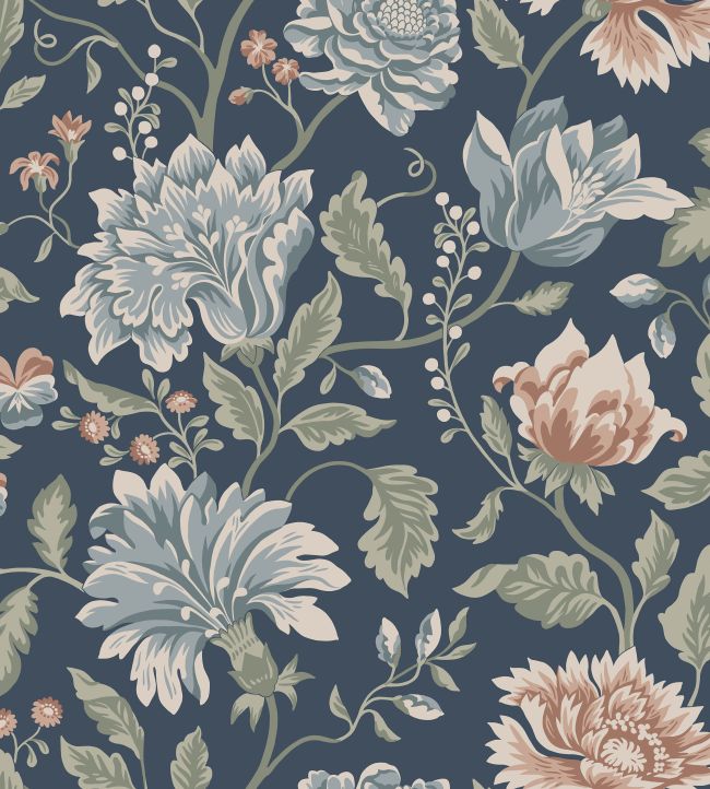 Annabelle Wallpaper - Blue