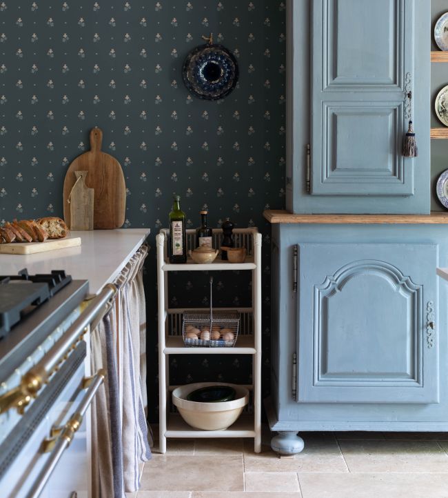 Mimi Room Wallpaper - Blue