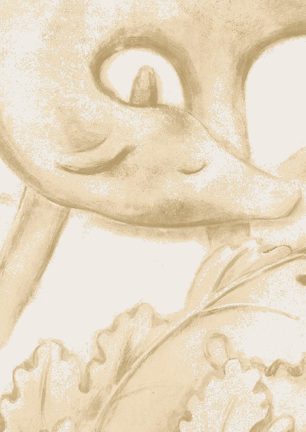 Sika Room Wallpaper - Yellow