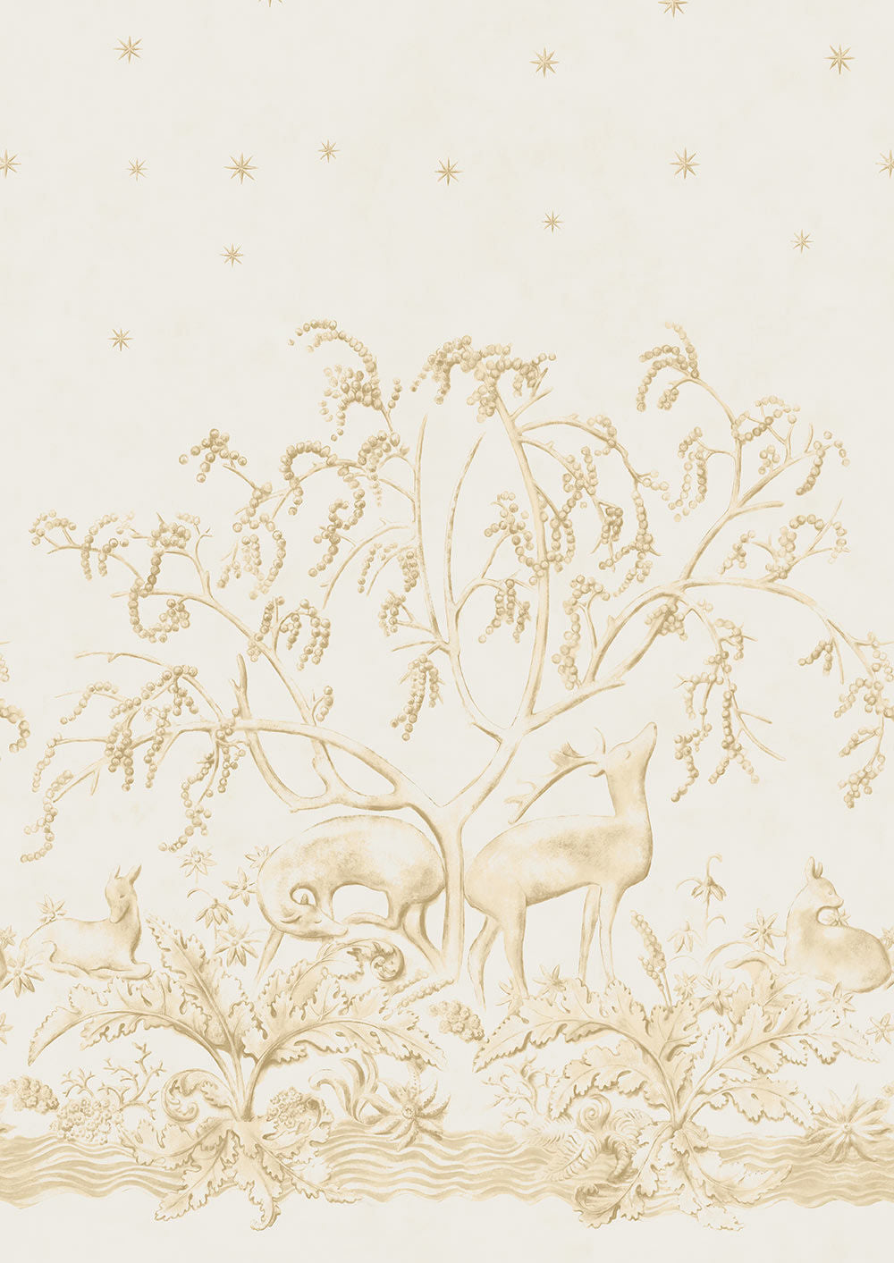 Sika Room Wallpaper - Yellow