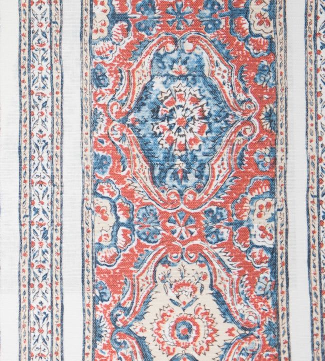 Pedana Stripe Fabric - Red