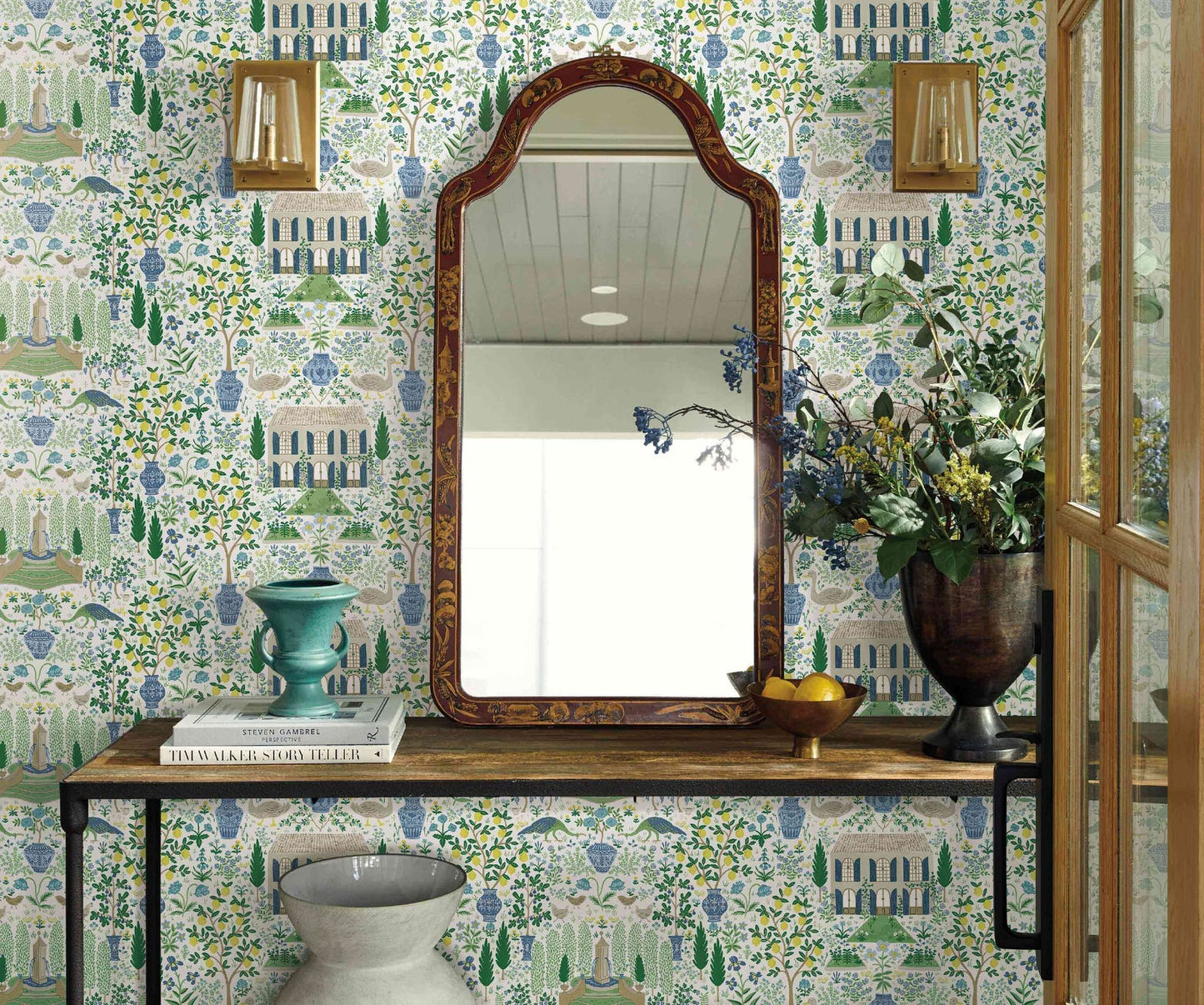 Camont Wallpaper - Green - Rifle