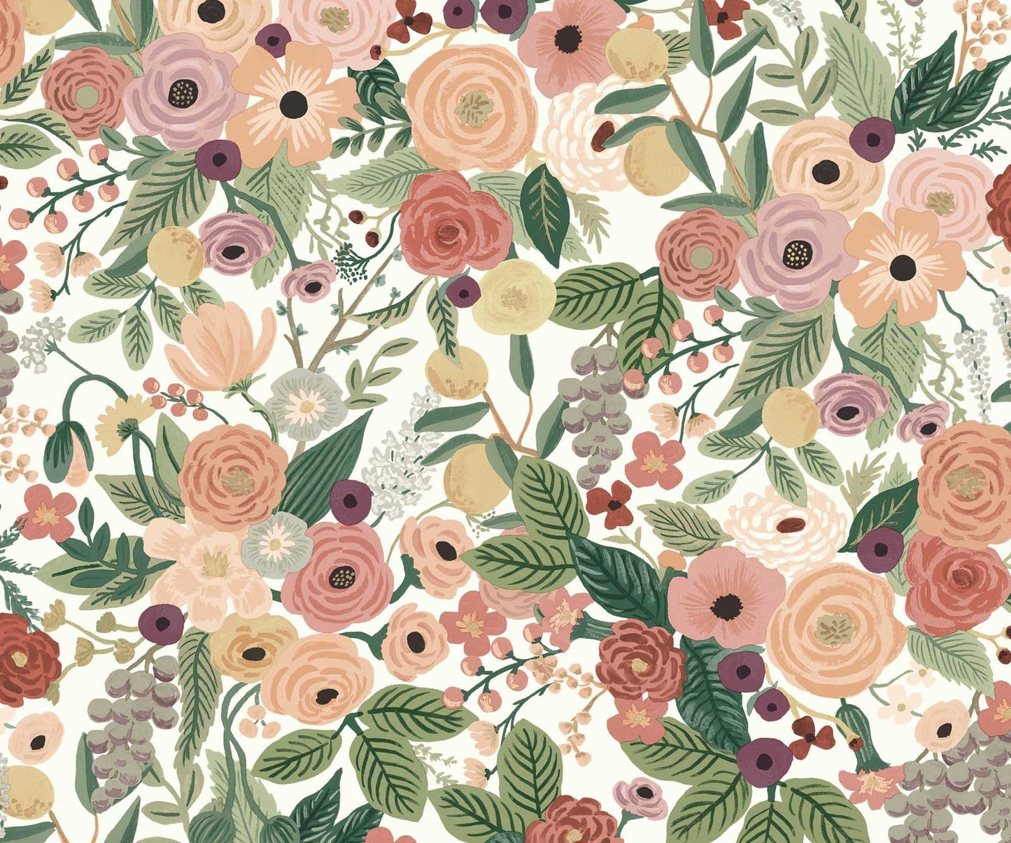 Garden Party Wallpaper - Pink - Rifle