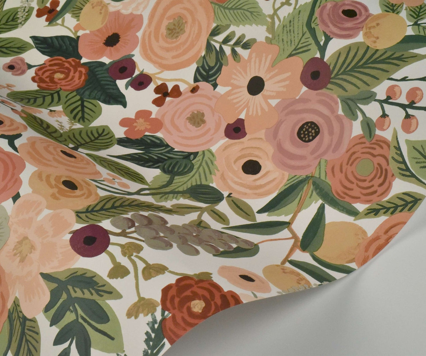 Garden Party Wallpaper - Pink - Rifle