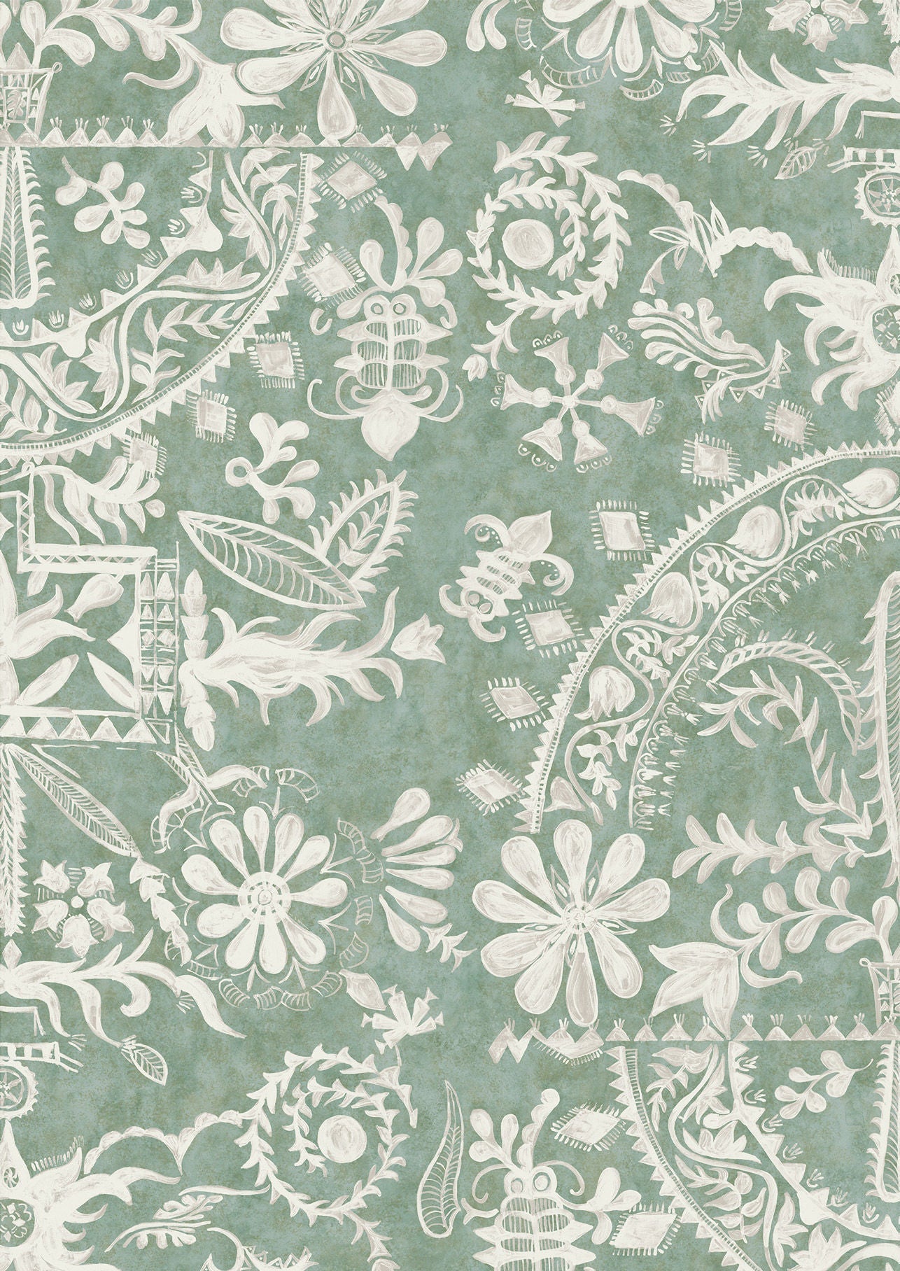 Womad Wallpaper - Green