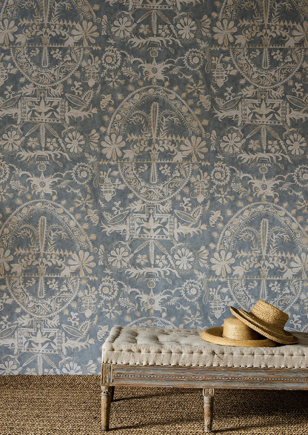 Womad Room Wallpaper - Blue