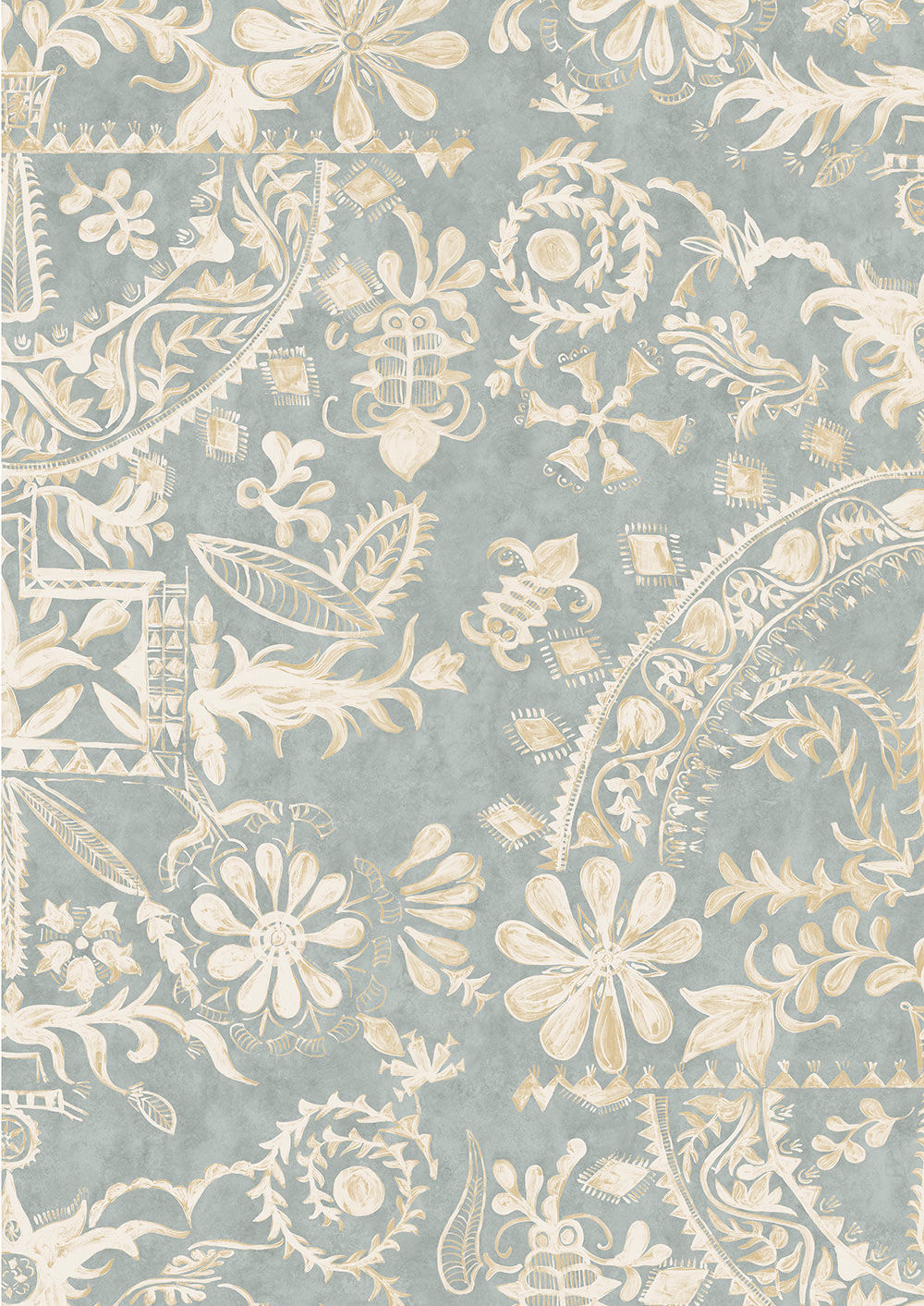 Womad Wallpaper - Blue