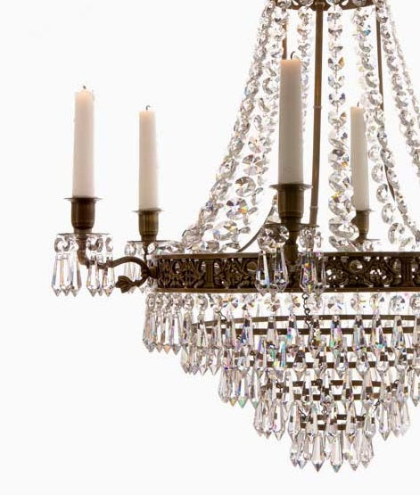 06 Люстра Jacob Empire - 6 рожков - латунь