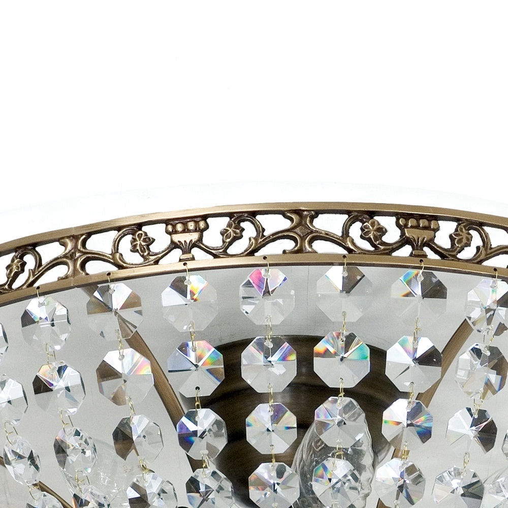 Crystal Plafond - Diameter 48cm - Brass - brass detail