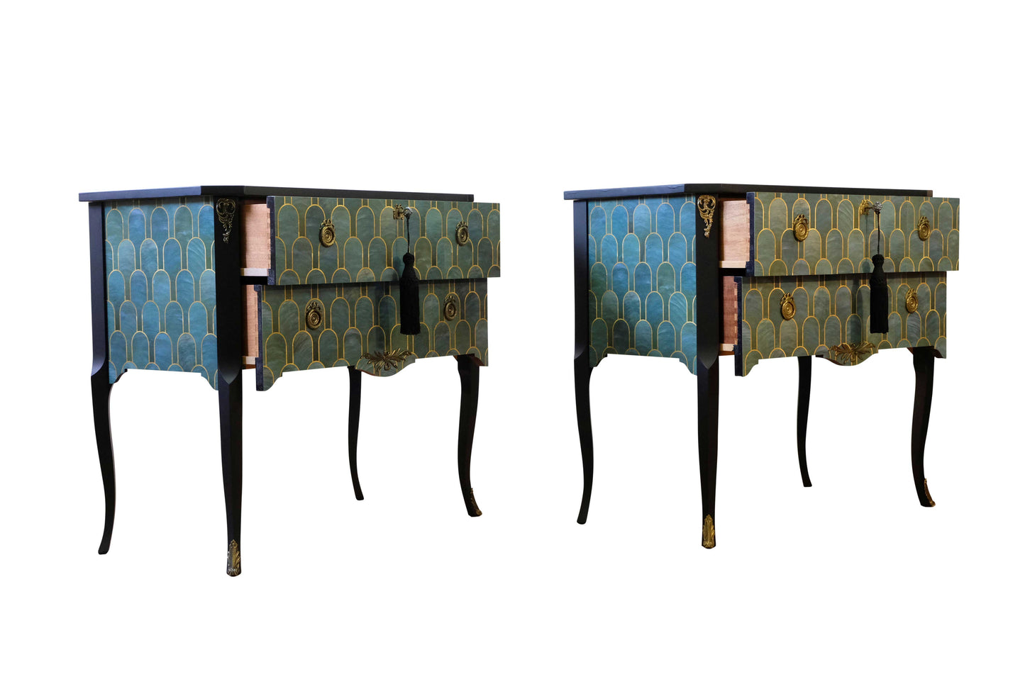 Classic Gustavian Louis XV Style Chests
