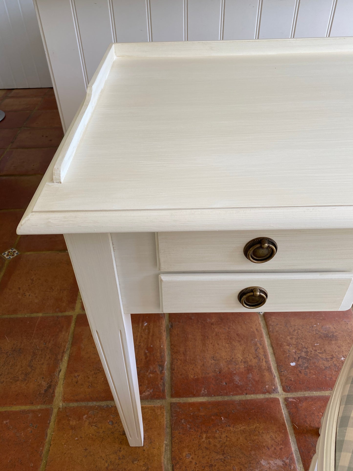 Gustavian 5 drawer desk