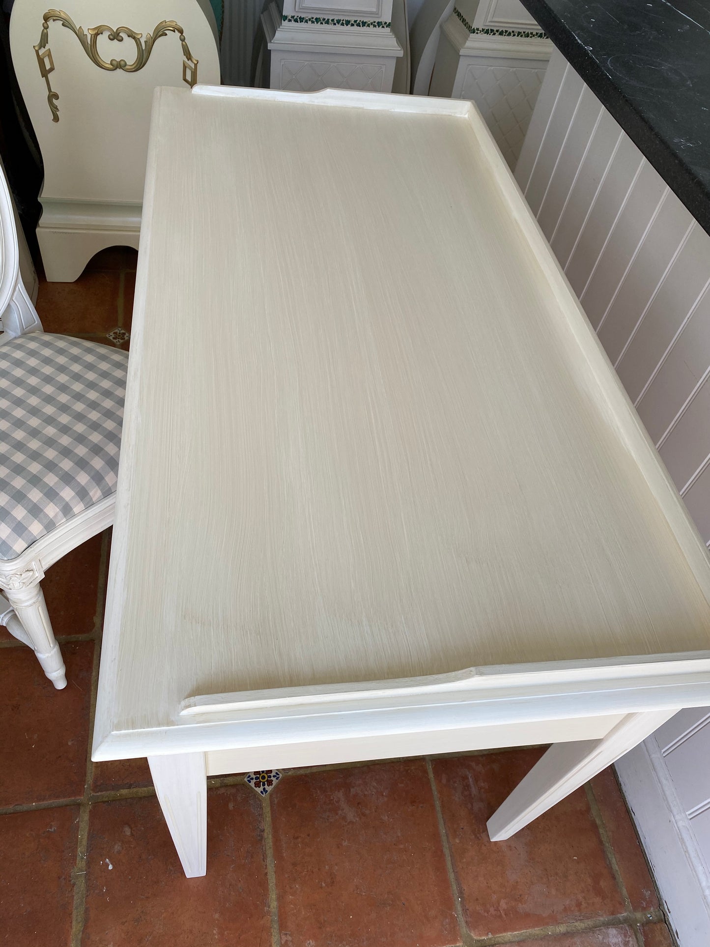 Gustavian 5 drawer desk