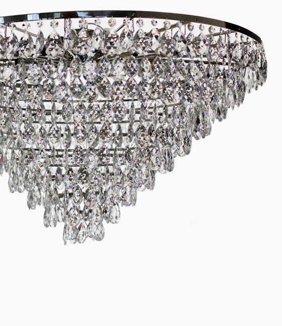 Crystal Plafond - Diameter 120cm - Nickel