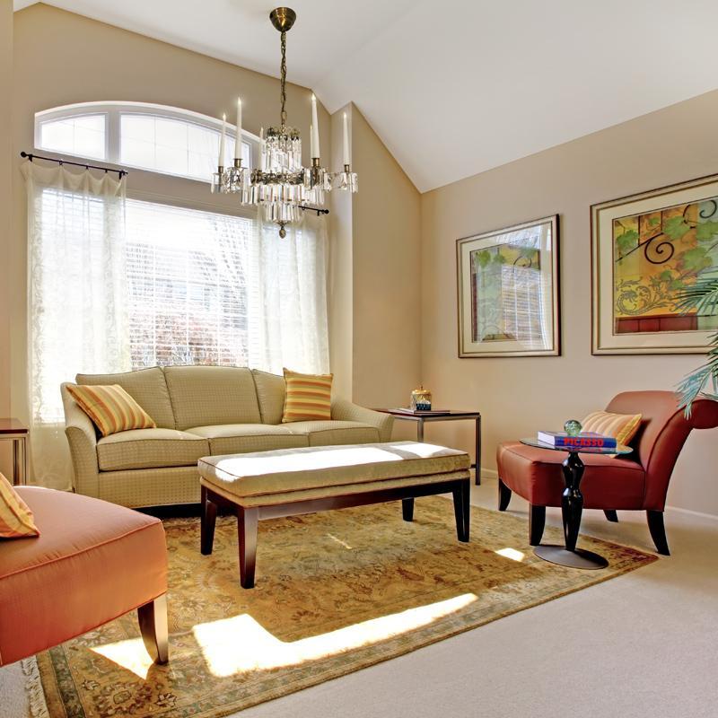 Swedish Chandelier - Dark Brass 6 Arm Chandelier With Full Cut X Prisms