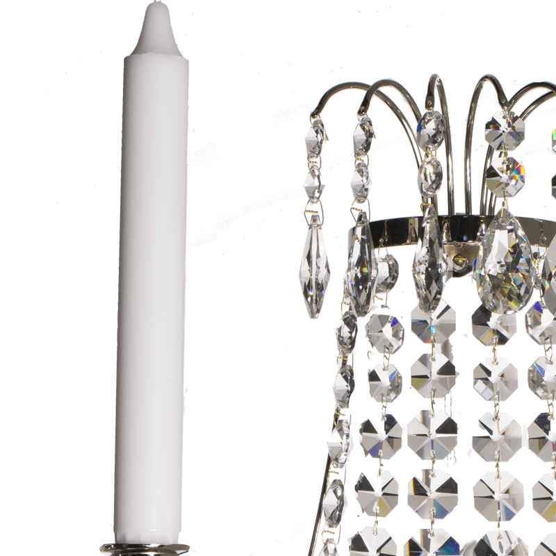 Wall Lights - Crystal Wall Light In Nickel