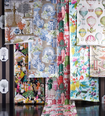 L'Envol Room Wallpaper - Multicolor