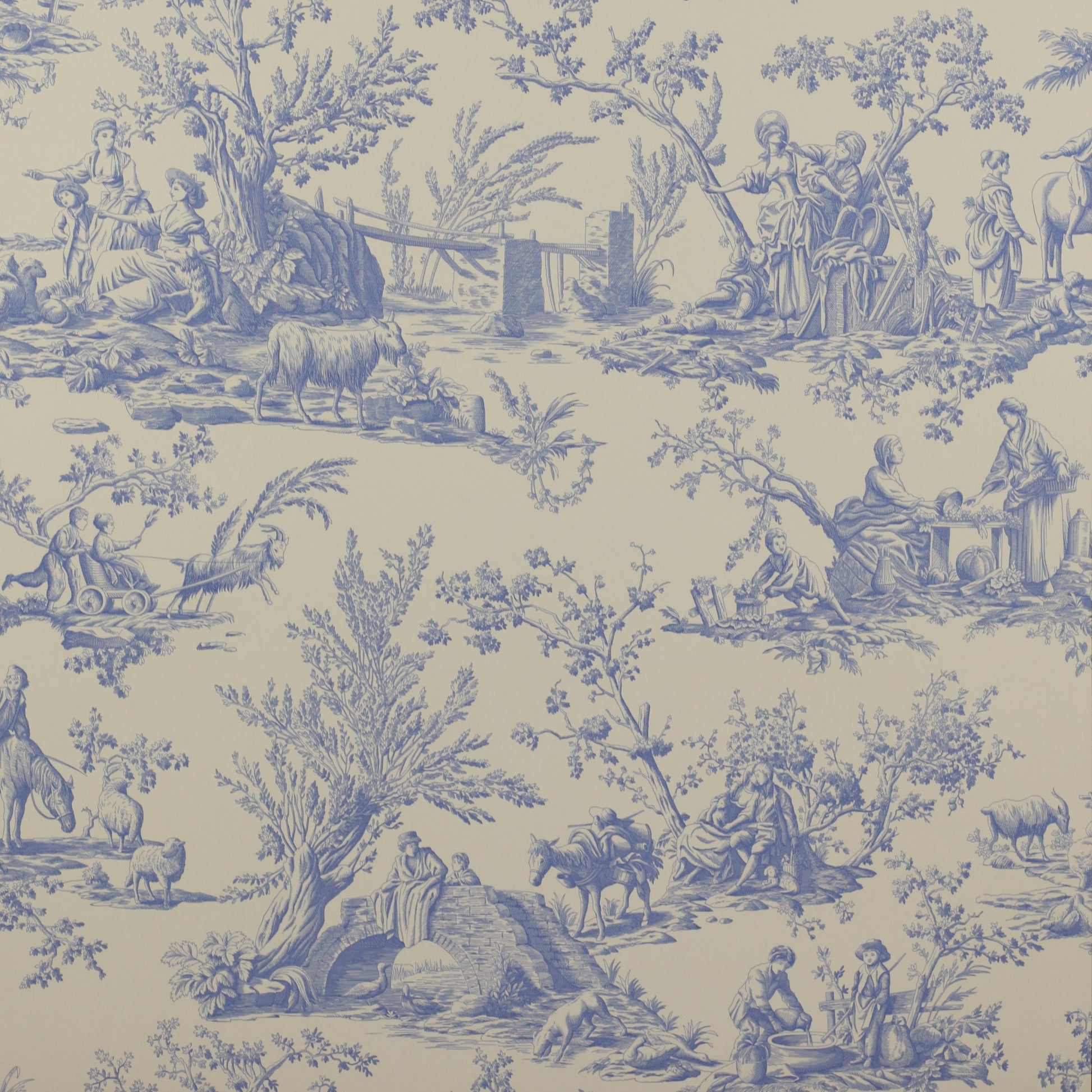 Bellegarde Wallpaper - Blue