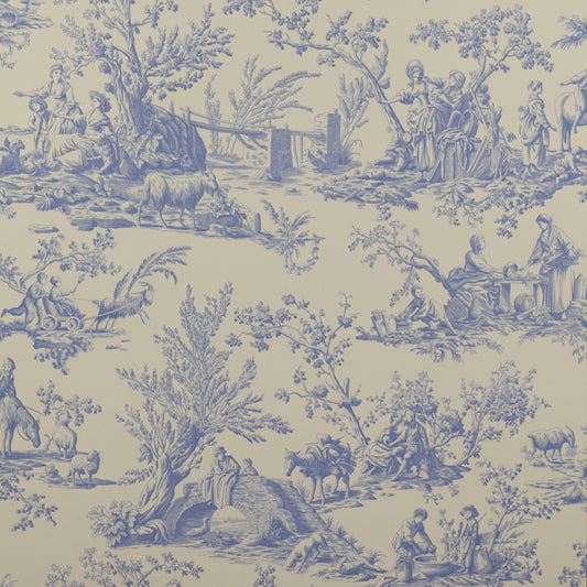 Bellegarde Wallpaper - Blue