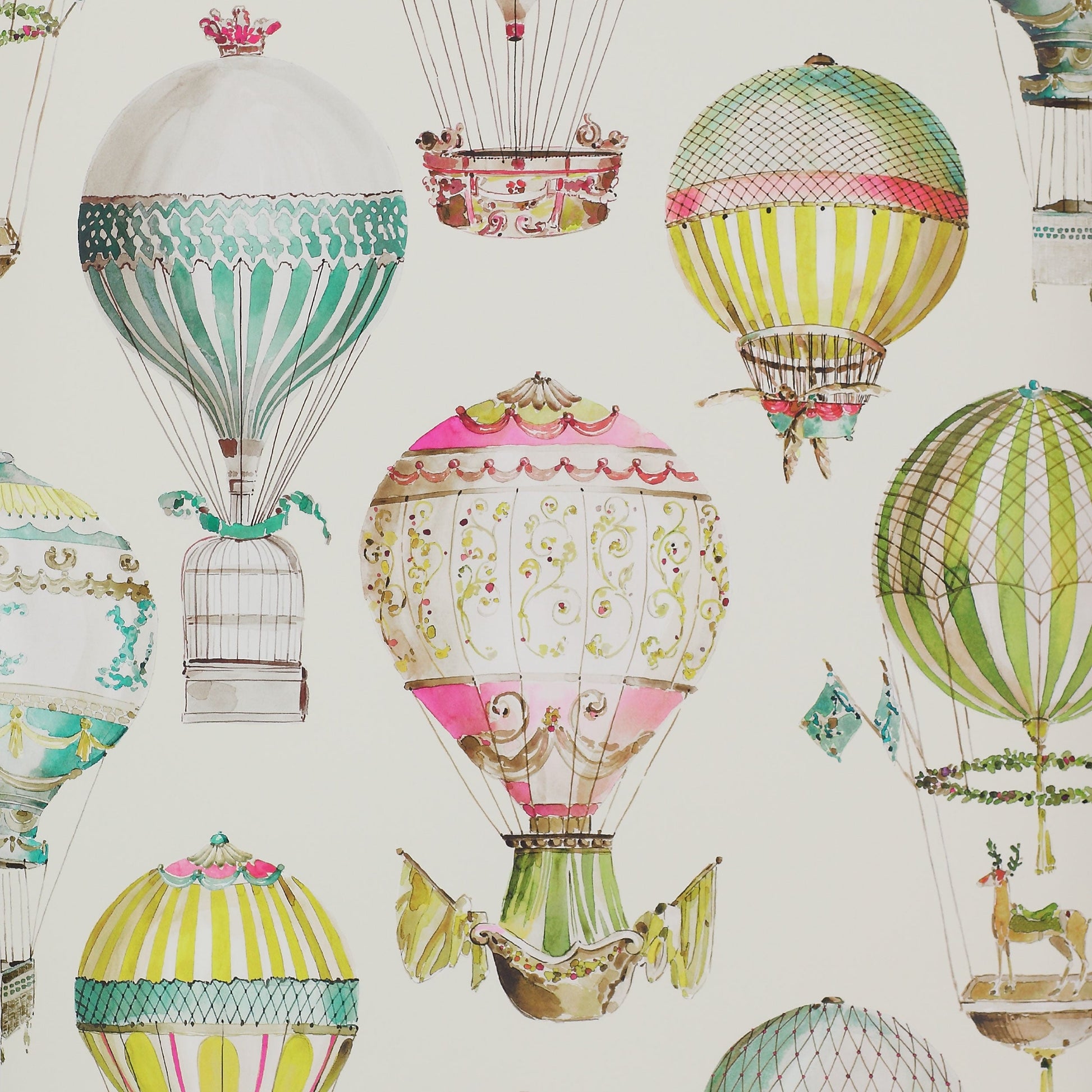 L'Envol Wallpaper - Multicolor