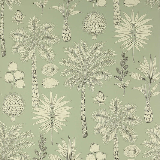 Cote d'Azur Wallpaper - Green 