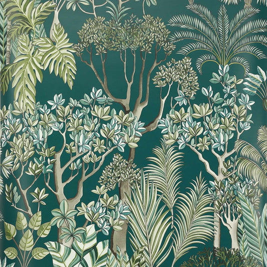 Morny Wallpaper - Green