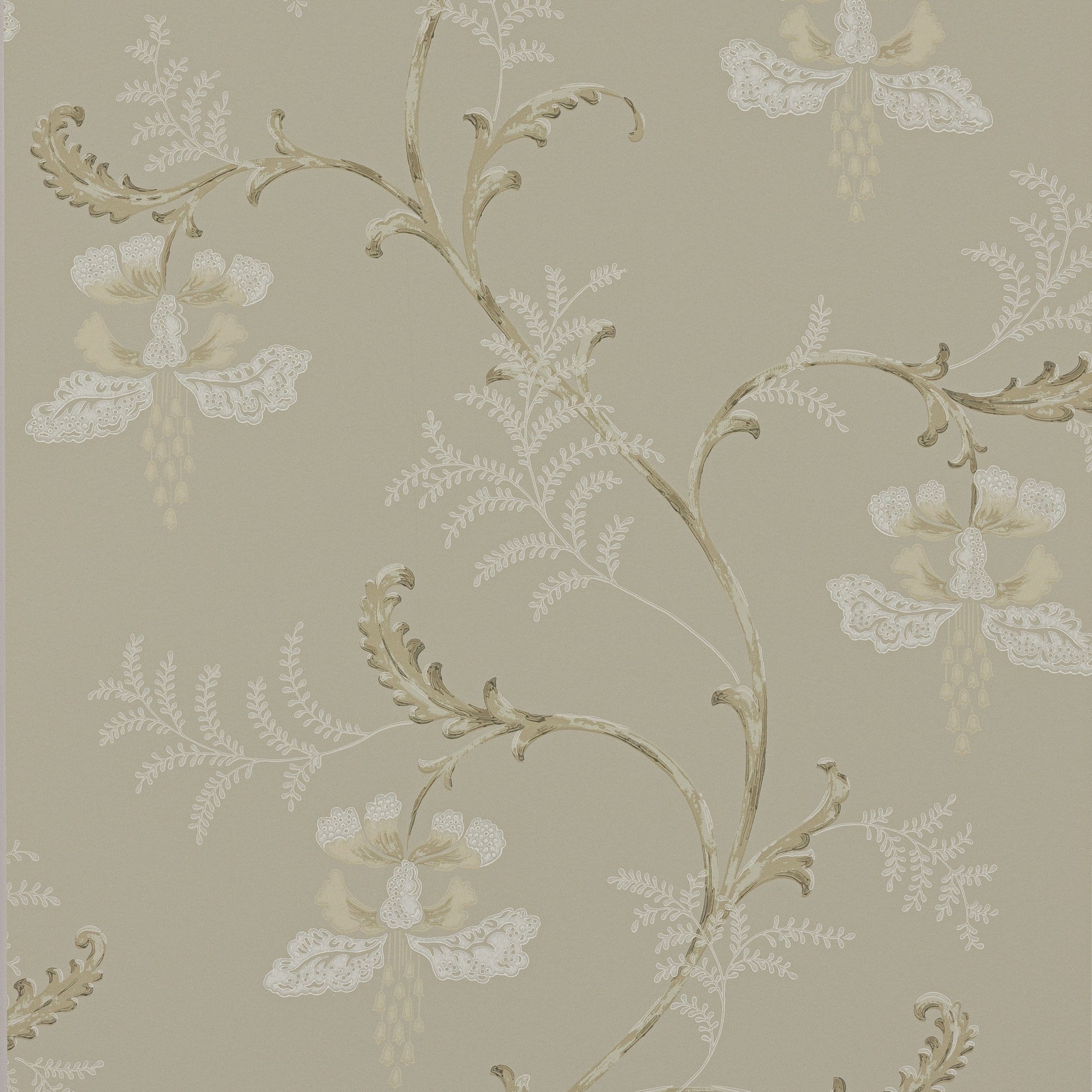 Bellflower Wallpaper - Cream