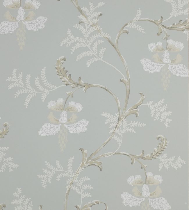 Bellflower Wallpaper - Silver