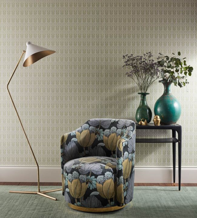 Quill Room Wallpaper - Green