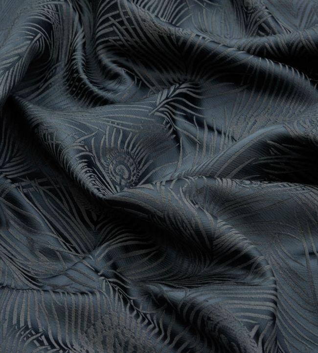 Hera Plume in Dyed Jacquard Room Fabric - Blue