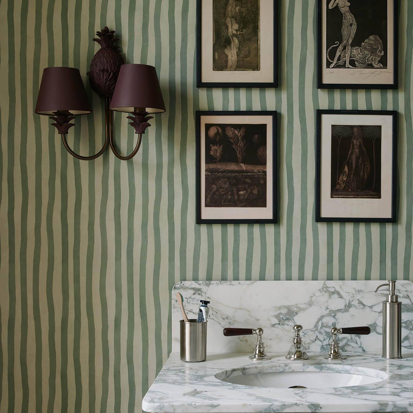 Artist's Stripe Wallpaper