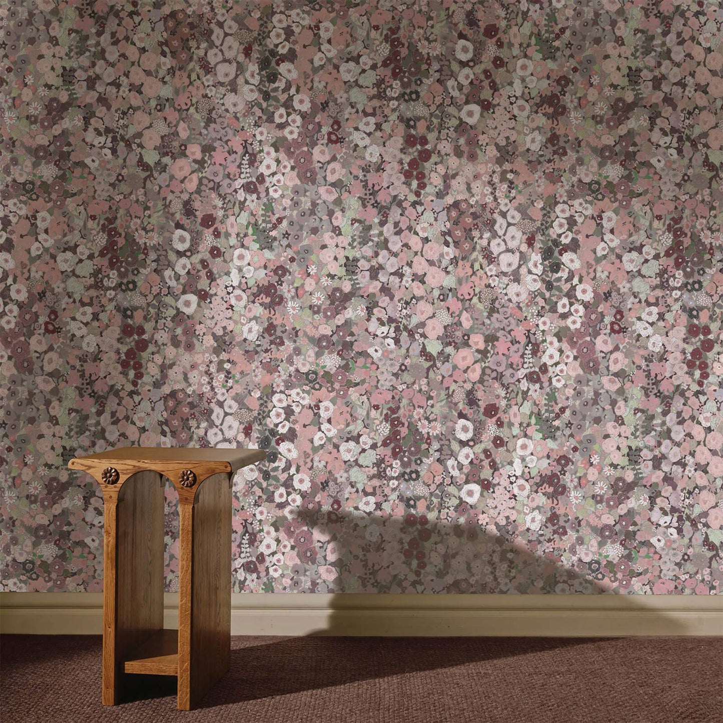 Hollyhocks Wallpaper