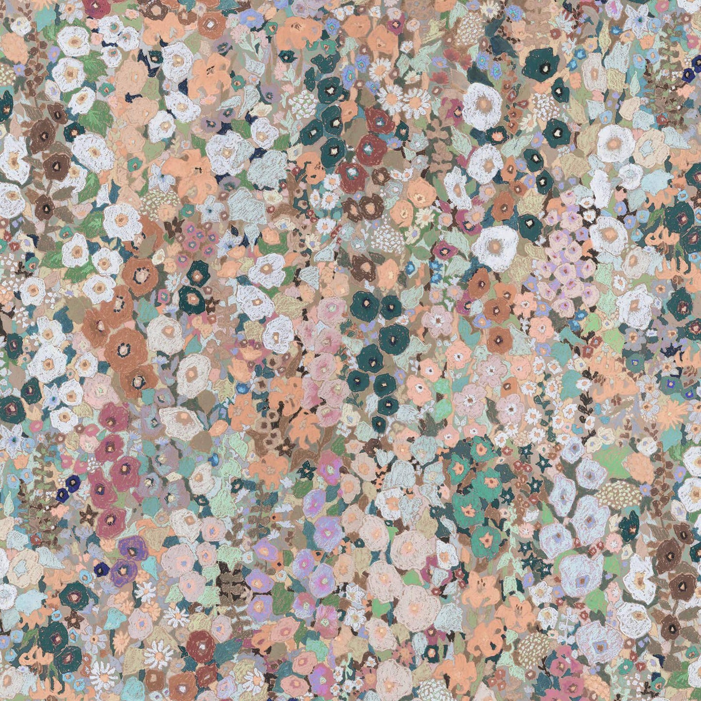 Hollyhocks Wallpaper