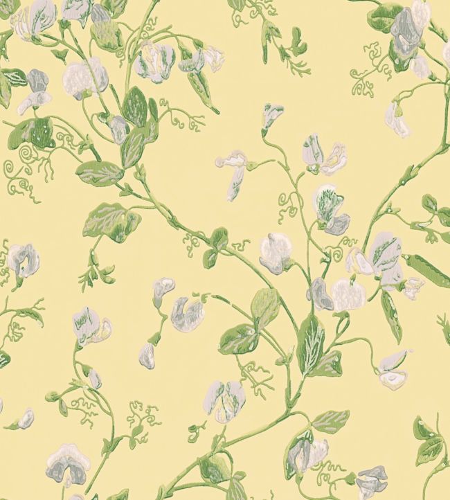Sweet Pea Wallpaper - Sand