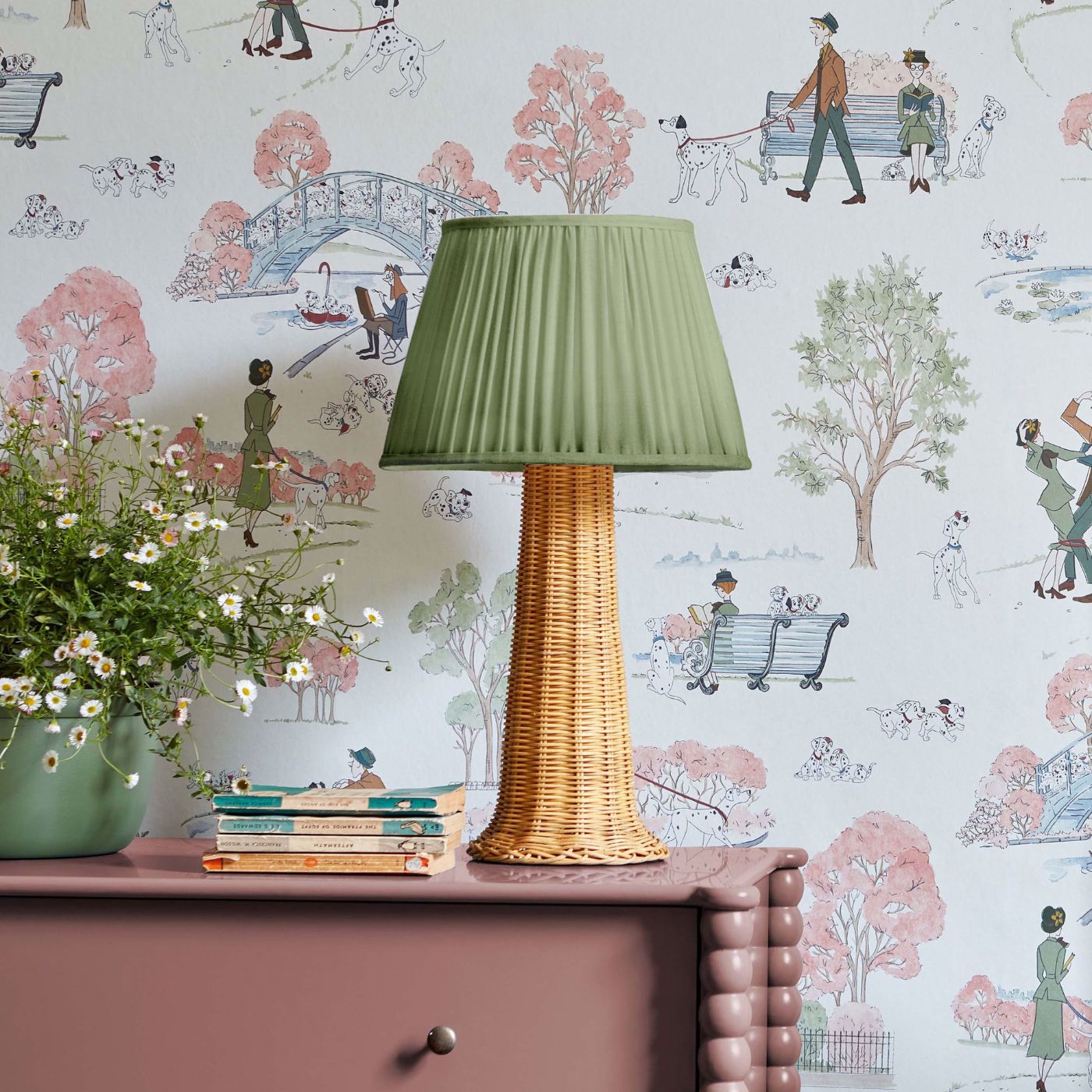 101 Dalmatians Wallpaper - Candy Floss - DDIW217289 - Sanderson