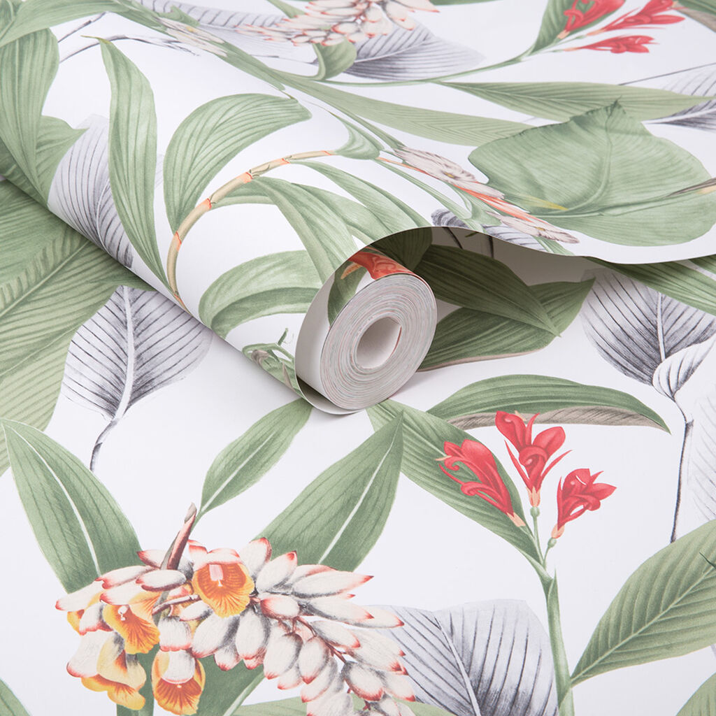 103797 - Botanical Wallpaper - Powder - Graham & Brown