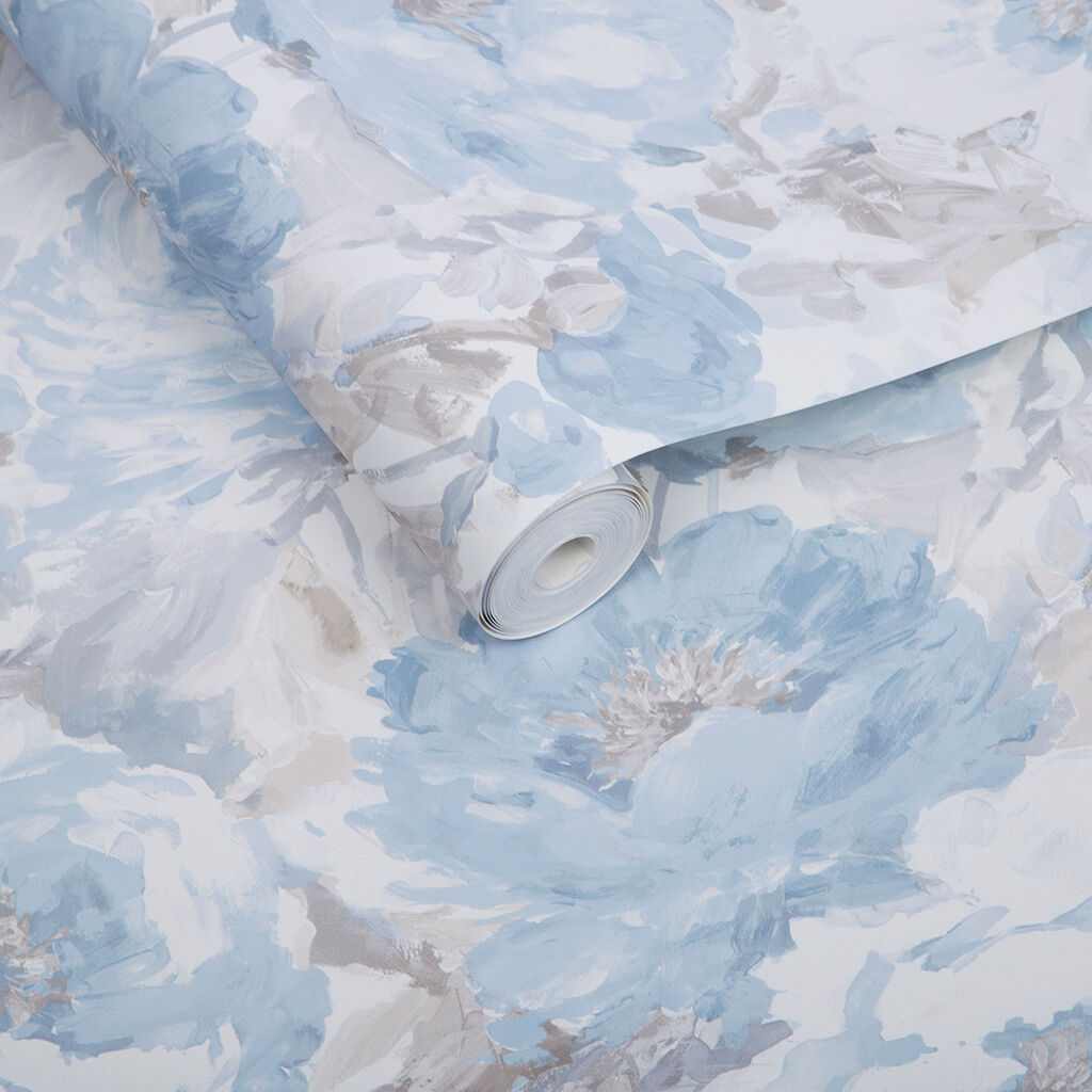 103805 - Chelsea Wallpaper - Sky - Graham & Brown